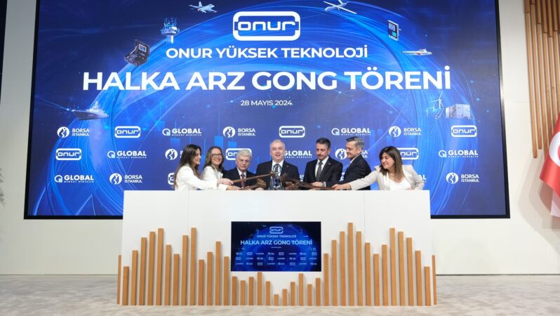 The gong rang for Onur Yüksek Teknoloji at Borsa Istanbul